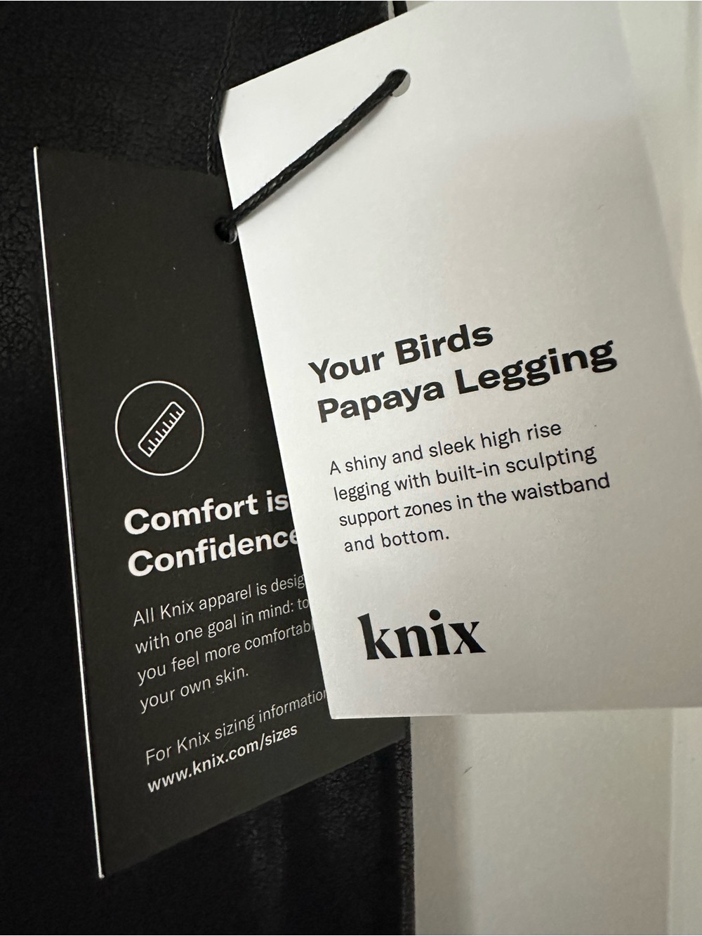knix Your Birds Papaya Legging – Black